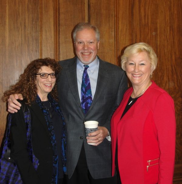 Senior Editor of BookList at the American Library Association Donna Seaman and Andy A Photo