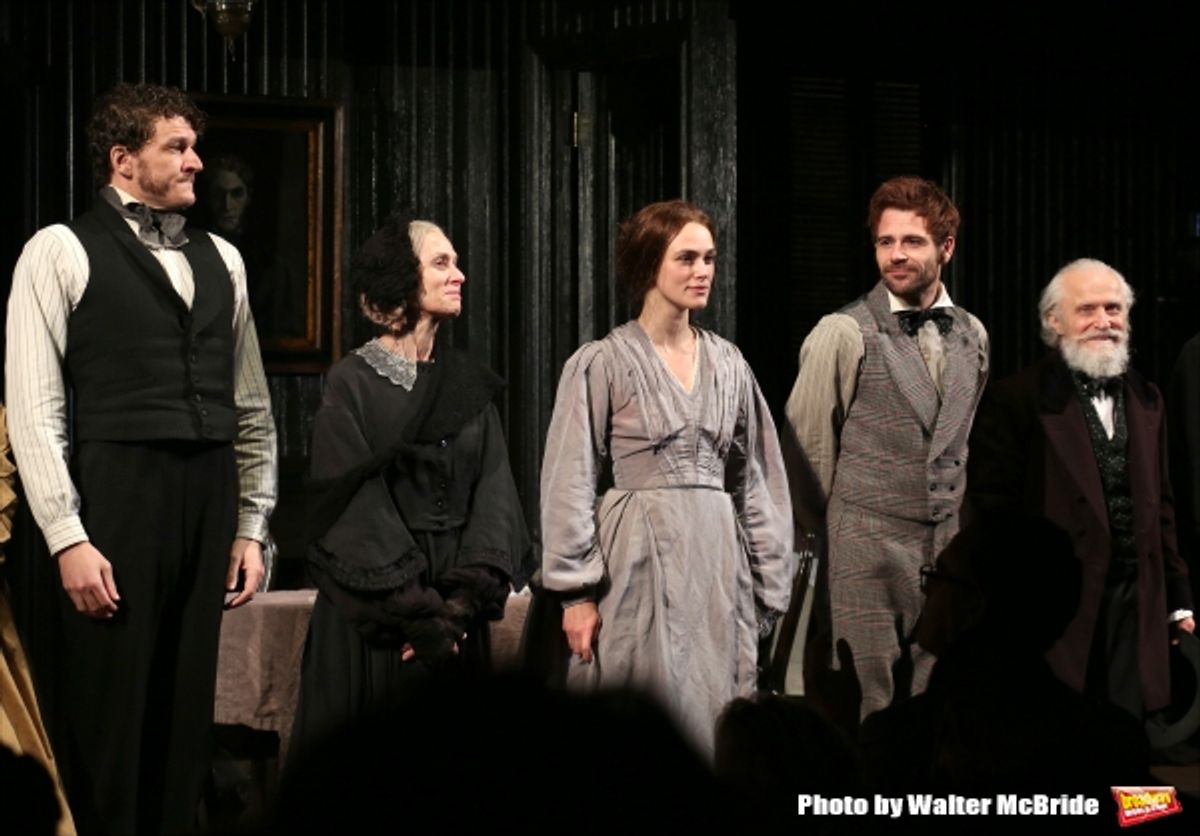 Gabriel Ebert, Judith Light, Keira Knightley, Matt Ryan and David Patrick Kelly  at 