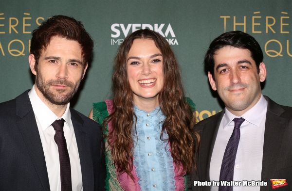 Matt Ryan, Keira Knightley and director Evan Cabnet  Photo