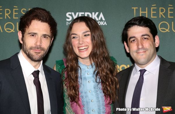 Matt Ryan, Keira Knightley and director Evan Cabnet Photo