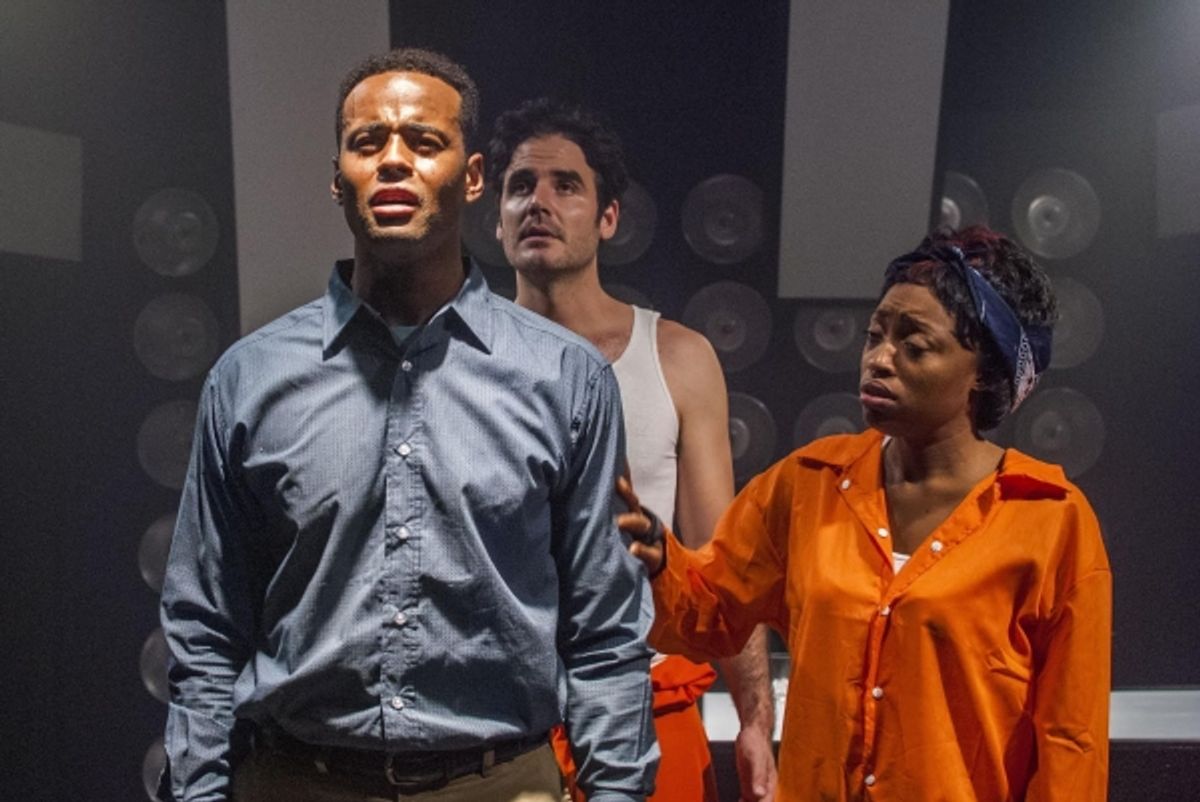 Anton Peeples, Cooper Daniels and Travina Springer  at 