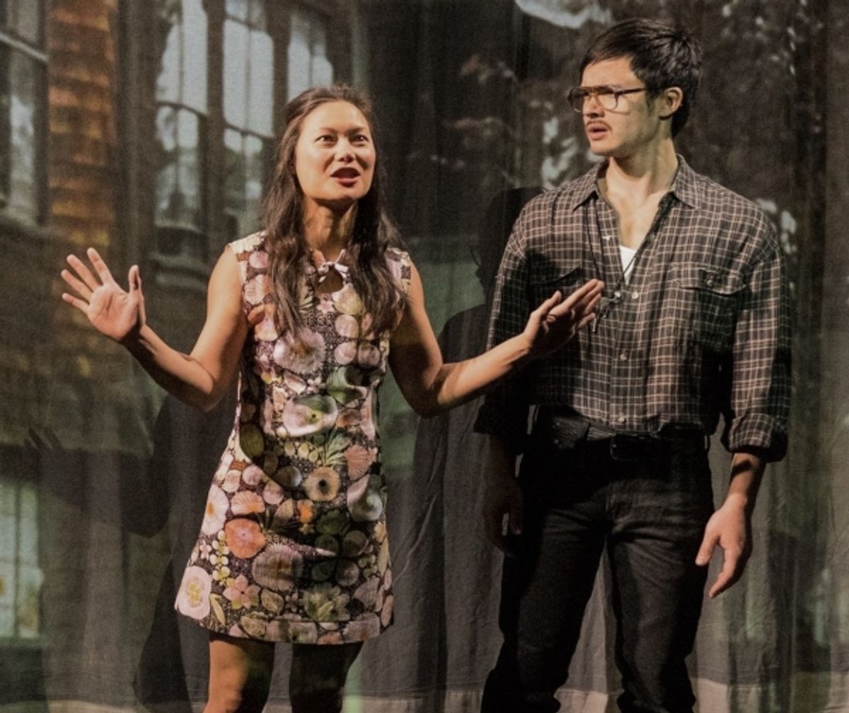 The cast of CHARLES FRANCIS CHAN, JR.''S EXOTIC ORIENTAL MURDER MYSTERY at NAATCO at 