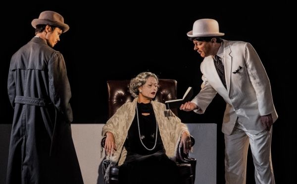 The cast of CHARLES FRANCIS CHAN, JR.''S EXOTIC ORIENTAL MURDER MYSTERY at NAATCO Photo