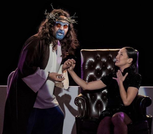The cast of CHARLES FRANCIS CHAN, JR.''S EXOTIC ORIENTAL MURDER MYSTERY at NAATCO Photo