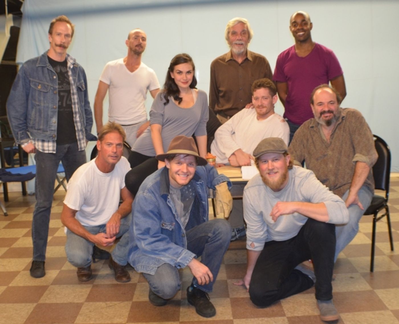 Photo Flash: In Rehearsal with OF MICE AND MEN at Bay Street; Full Cast Set!  Image