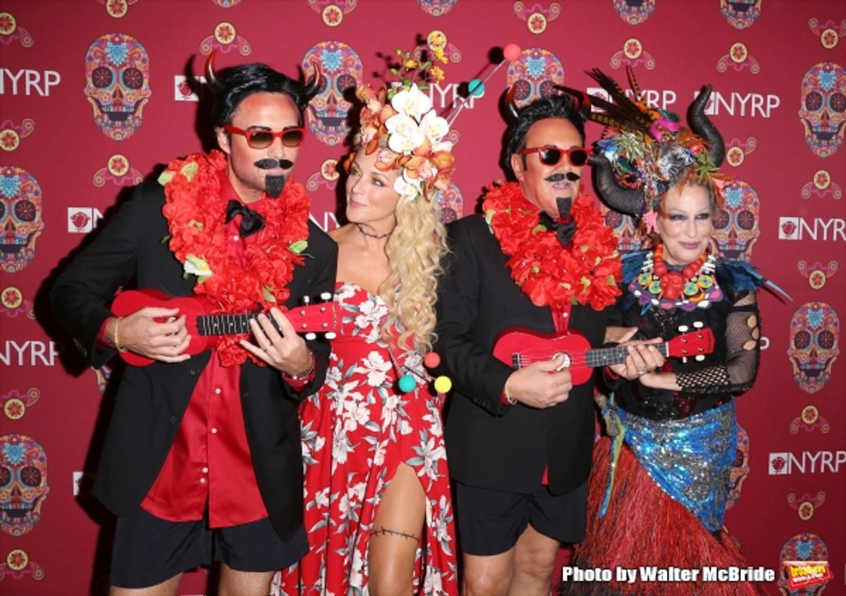 Lance LePere, Jane Krakowski, designer Michael Kors, and Bette Midler  at 