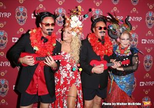 Lance LePere, Jane Krakowski, designer Michael Kors, and Bette Midler  Photo