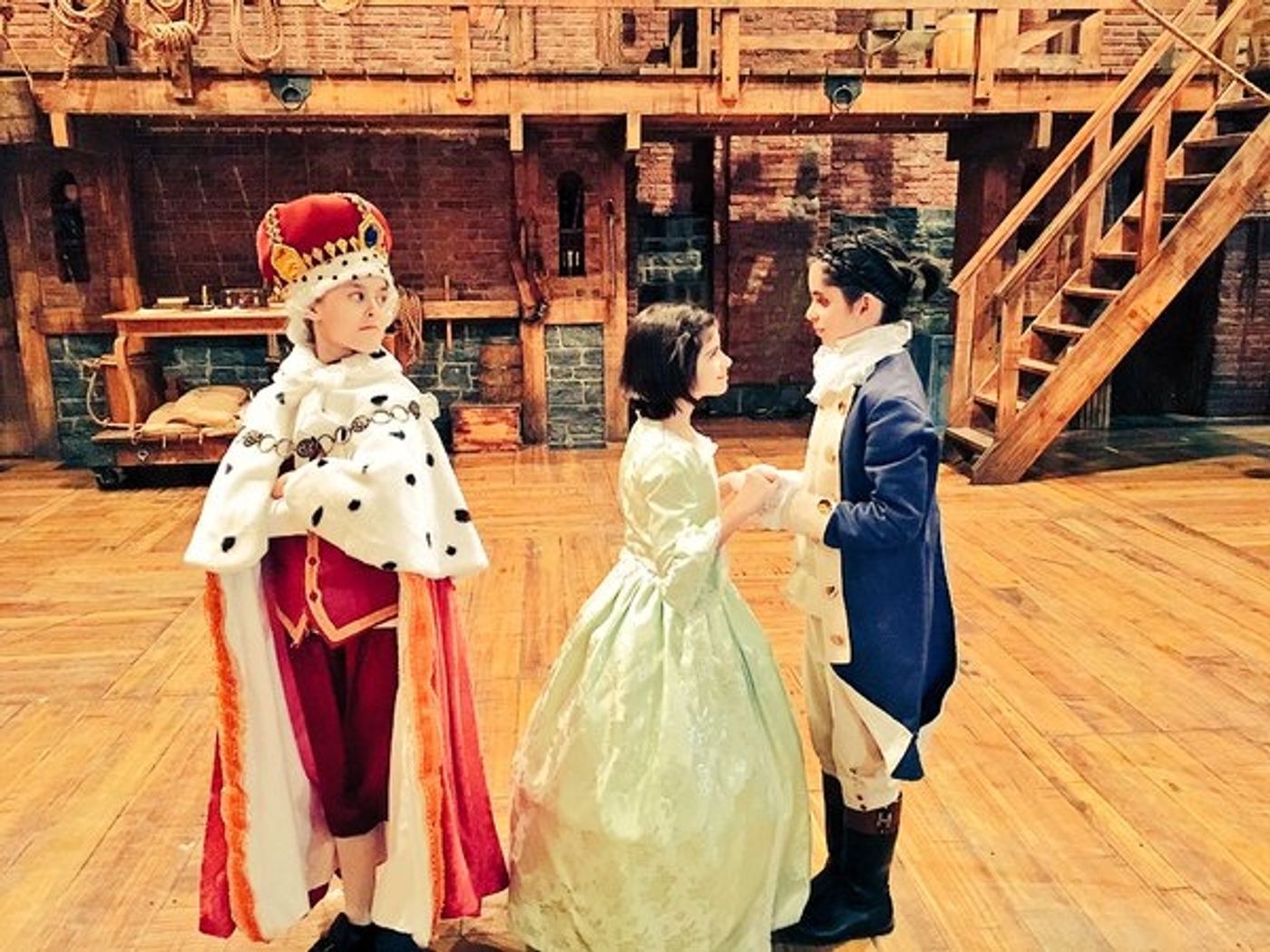 Photo Flash: Sydney Lucas and FUN HOME Kids Take Over HAMILTON for Halloween  Image