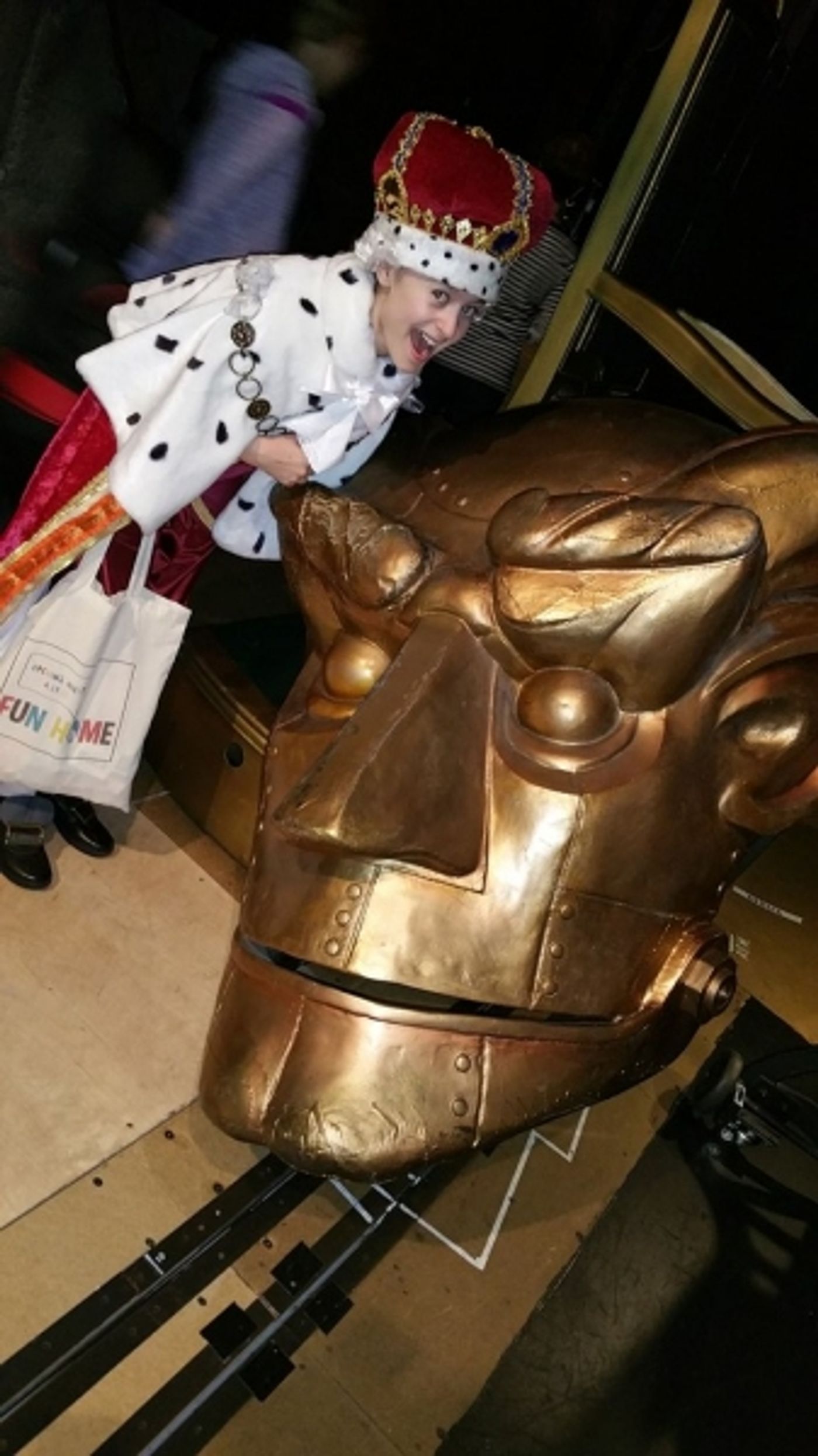 Photo Flash: Sydney Lucas and FUN HOME Kids Take Over HAMILTON for Halloween  Image