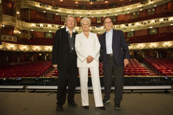 Christopher Hampton, Glenn Close and Don Black Photo
