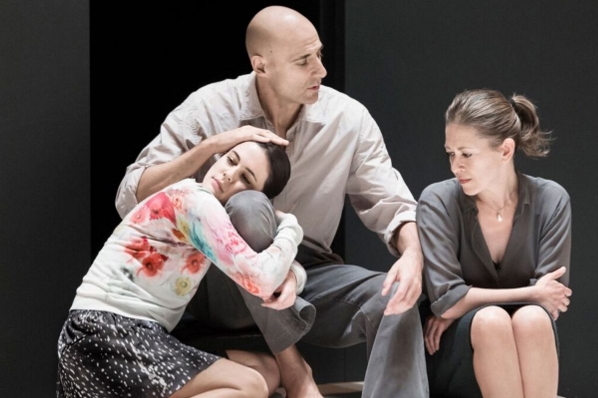 Phoebe Fox, Mark Strong and Nicola Walker at 