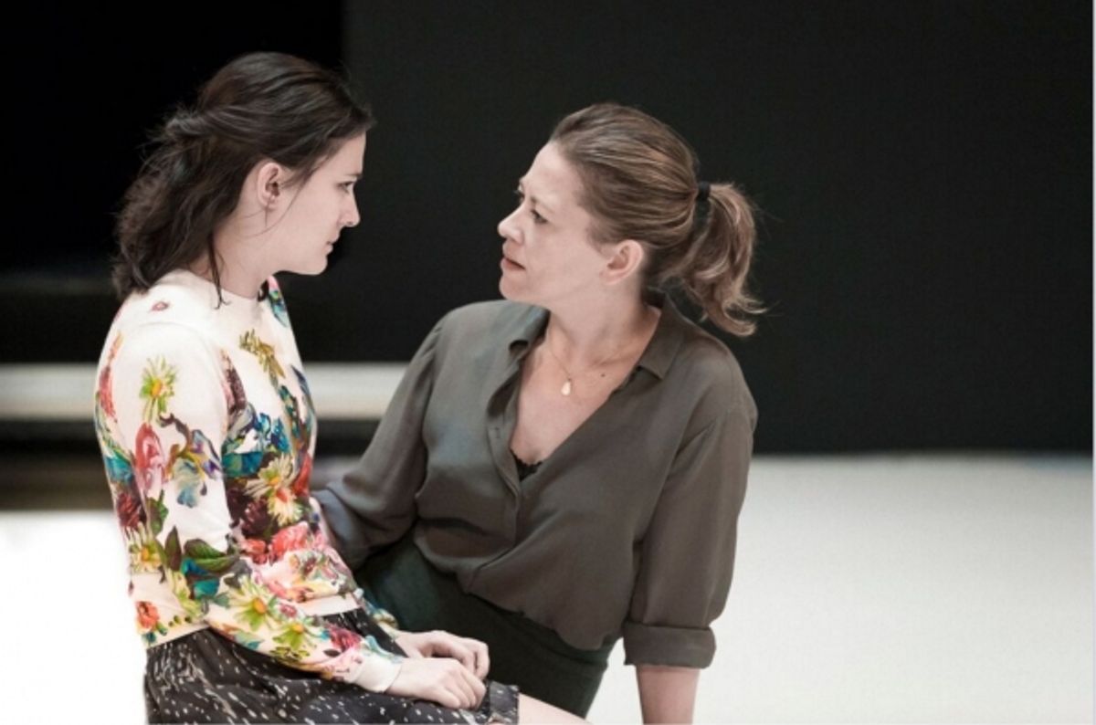 Phoebe Fox and Nicola Walker at 
