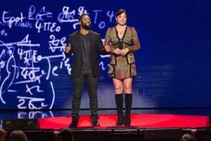 Sara Ramirez and Baratunde Thurston Photo
