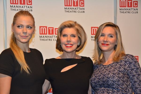 Christine Baranski with her daughters Lily Cowles and Isabel Cowles Photo