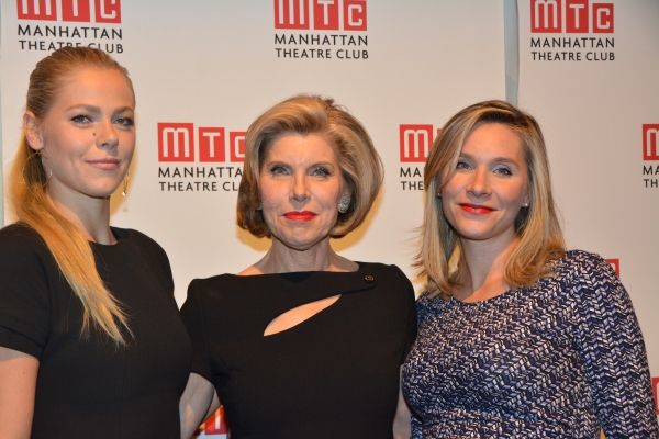 Christine Baranski with her daughters Lily Cowles and Isabel Cowles Photo