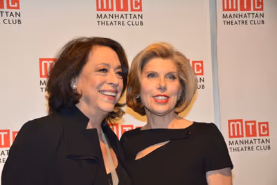 Lynne Meadow (Artistic  Manhattan Theatre Club) and Christine Baranski Photo
