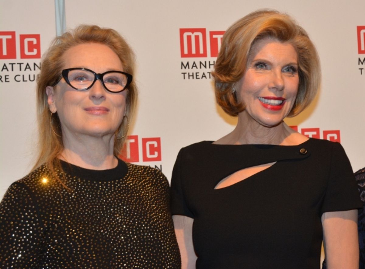 Meryl Streep and Christine Baranski at 
