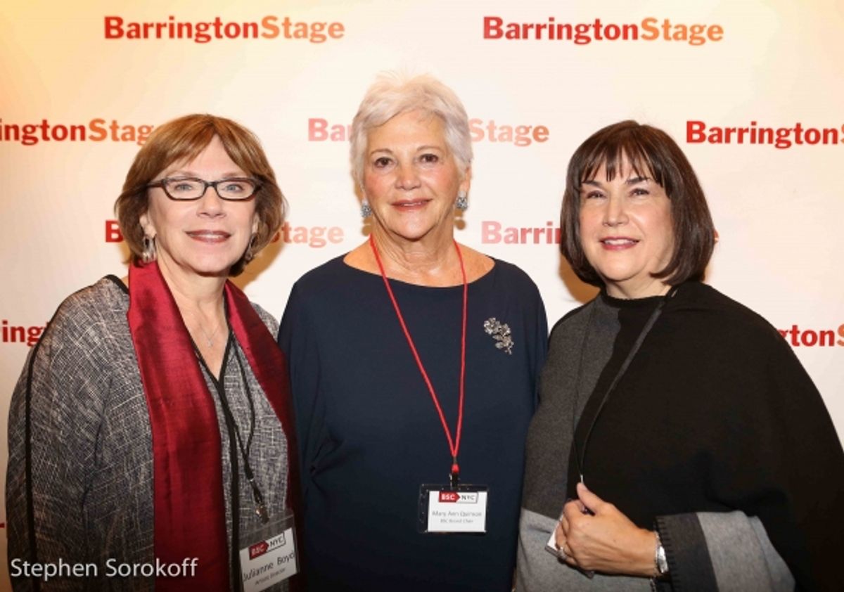 Julianne Boyd, Artistic , Mary Ann Quinson, Chairman of the Board, Marita Glodt, President of the Board at 