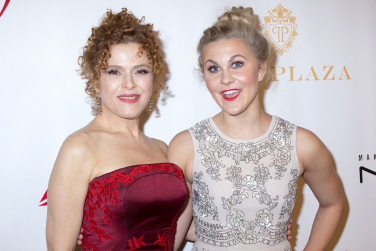 Bernadette Peters, Eloise Kropp at 