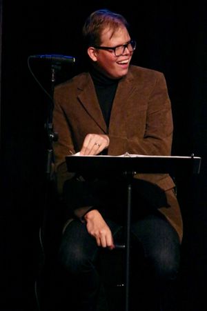 Jeff Hiller mid-zinger. Photo