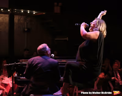 Marc Shaiman and Bridget Everett Photo