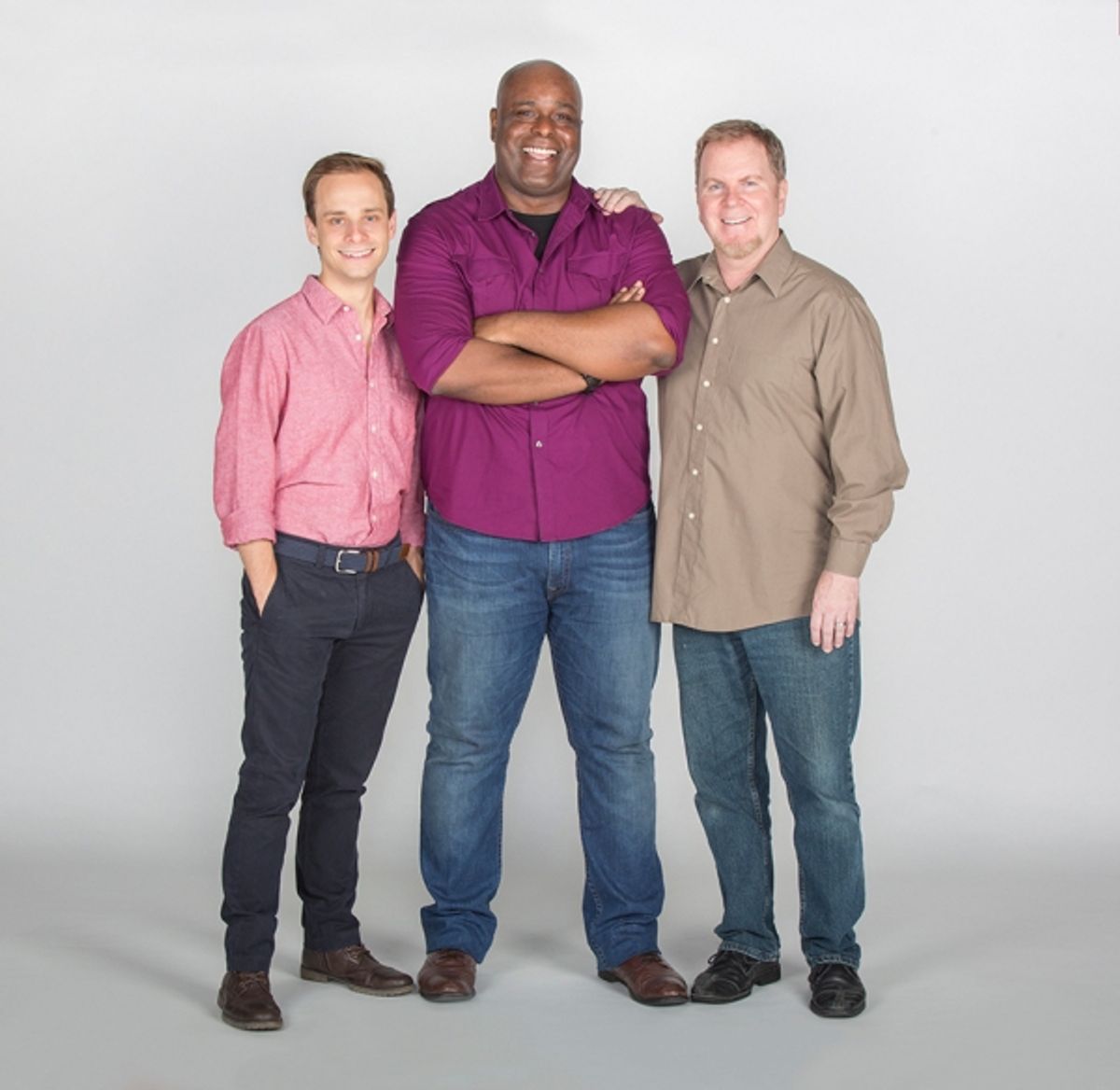 Blake Segal appears as Young Max, J. Barnard Calloway as The Grinch, and Steve Gunderson as Old Max at 