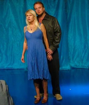 Meg Wallace as Ellida Wangel, Sverre Soenderland Almedal as the Stranger @ BroadwayWorld Meg Wallace as Ellida Wangel, Sverre Soenderland Almedal as the Stranger Photo