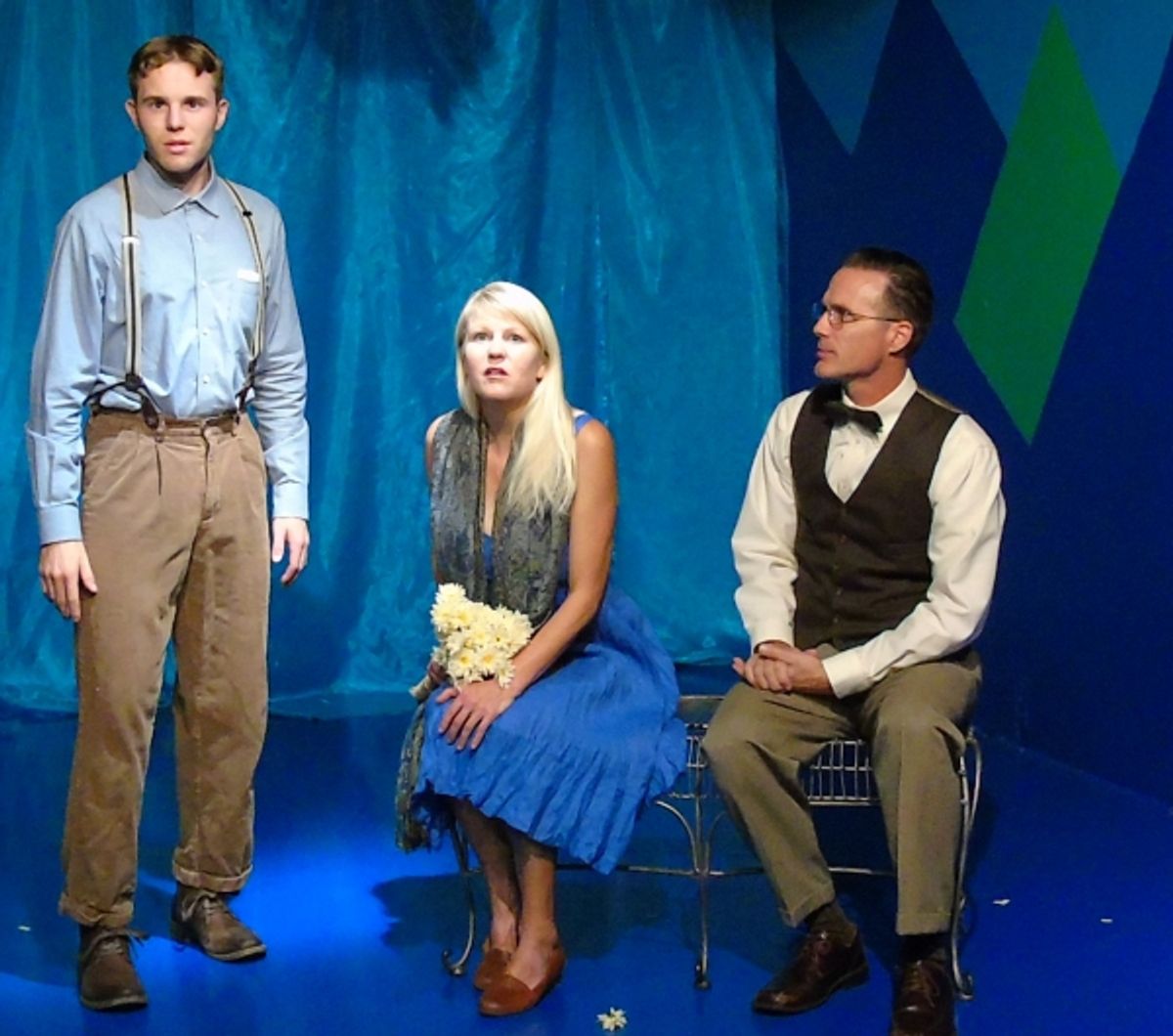 Connor Linnerooth as Lyngstrand, Meg Wallace as Ellida and Dan Belzer as Arnholm at 