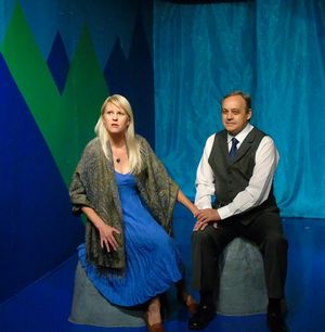 Meg Wallace as Ellida, John Ross Clark as Dr. Wangel @ BroadwayWorld Meg Wallace as Ellida, John Ross Clark as Dr. Wangel Photo