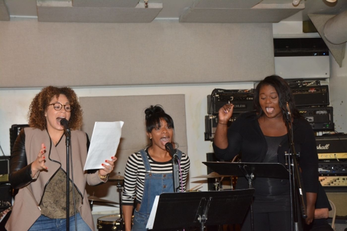 Photo Coverage: Andrea Dora, Amma Osei, and More Rehearse ROCKERS ON BROADWAY  Image