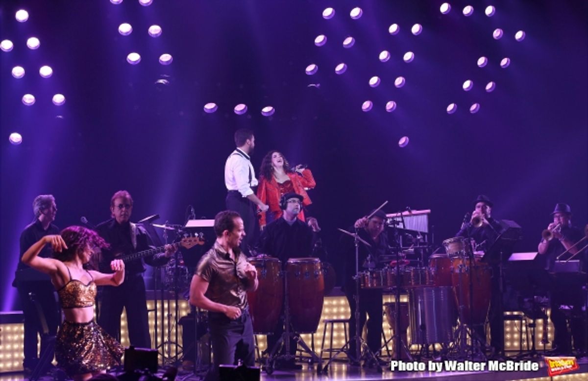 Josh Segarra and Ana Villafane with the Band  at 