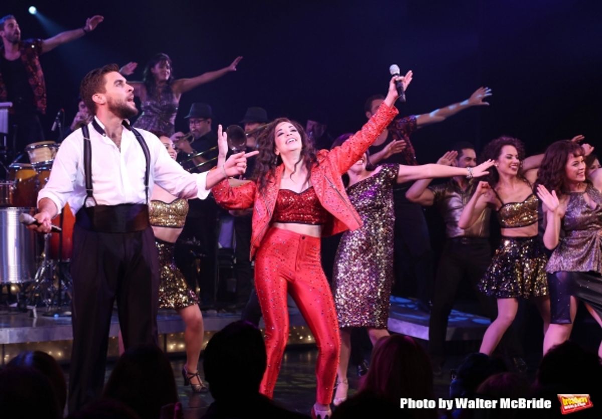 Josh Segarra, Ana Villafane, Andrea Burns and cast   at 