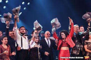 Sergio Trujillo, Josh Segarra, Gloria Estefan, Emilio Estefan, Ana Villafane, Jerry M Photo