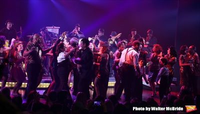 Gloria Estefan with the cast and creative team Photo