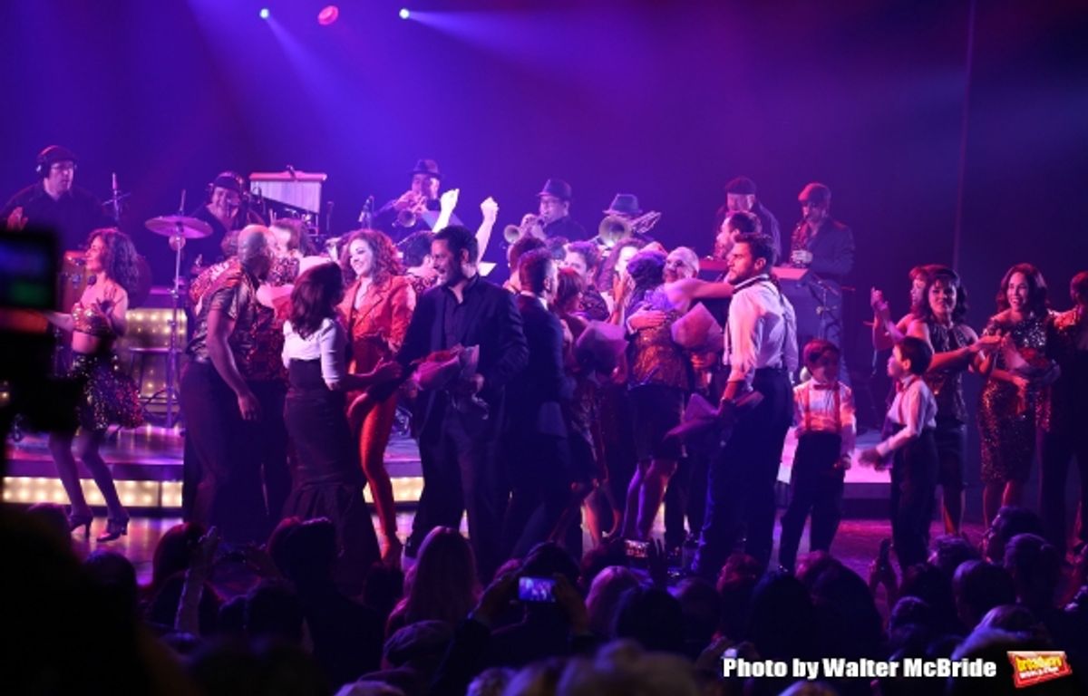 Gloria Estefan with the cast and creative team at 