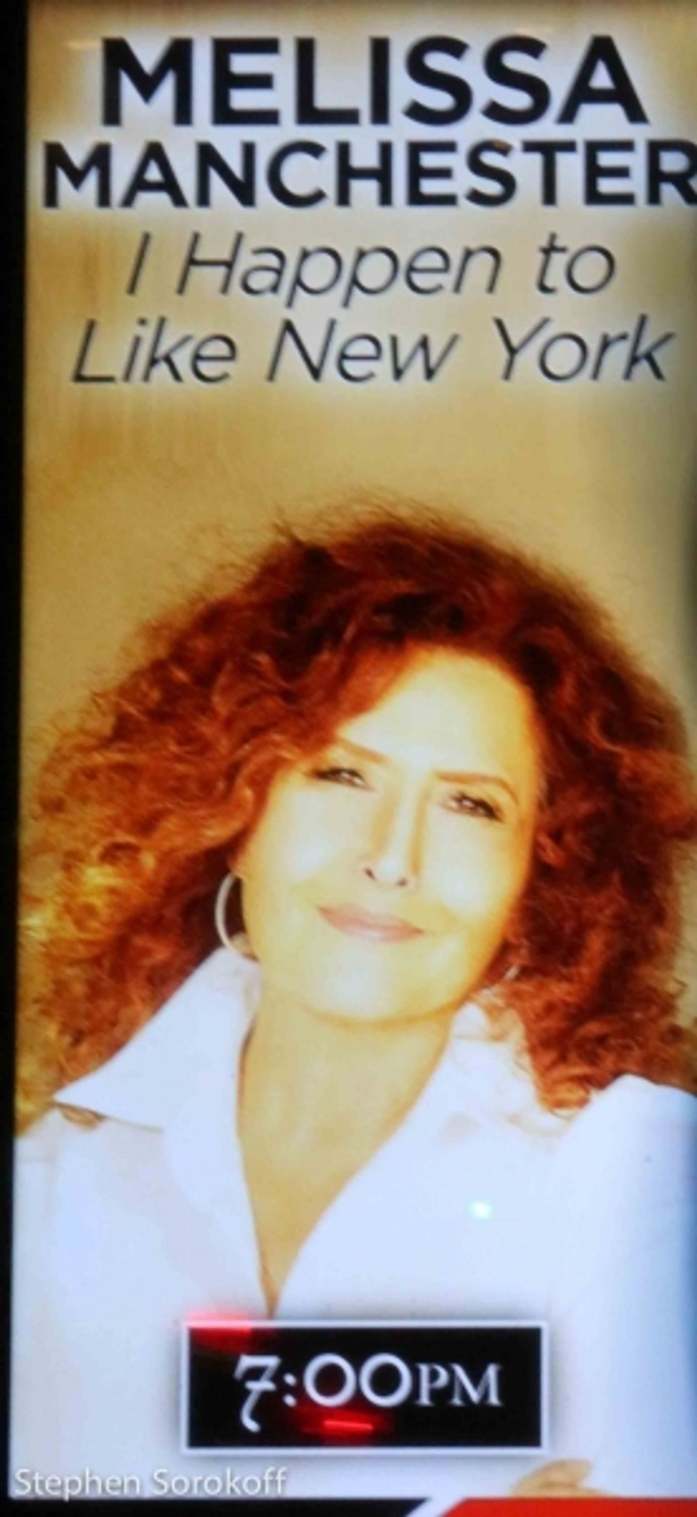 Photo Coverage: Melissa Manchester Brings I HAPPEN TO LIKE NEW YORK to Feinstein's/54 Below  Image
