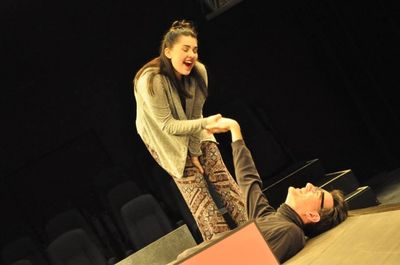 NASTASSIA REYNOLDS (Luciana) and  BEN STAHL (Antipholus) Photo