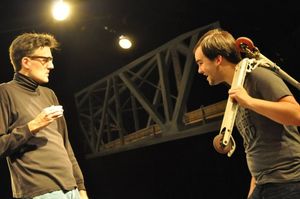 BEN STAHL (Antipholus) and FRANK ROBERTS (Dromio) Photo