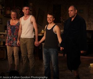 Kristine Nielsen, Cameron Scoggins, Tom Phelan and Daniel Oreskes @ BroadwayWorld Kristine Nielsen, Cameron Scoggins, Tom Phelan and Daniel Oreskes Photo