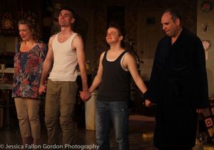 Kristine Nielsen, Cameron Scoggins, Tom Phelan and Daniel Oreskes @ BroadwayWorld Kristine Nielsen, Cameron Scoggins, Tom Phelan and Daniel Oreskes Photo