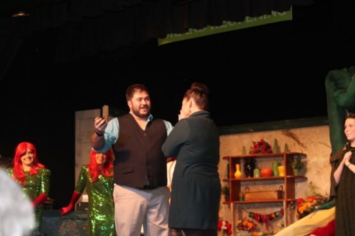 Photo Flash: Actor Proposes to Girlfriend After Performance Photo Flash: Actor Proposes to Girlfriend After Performance Image