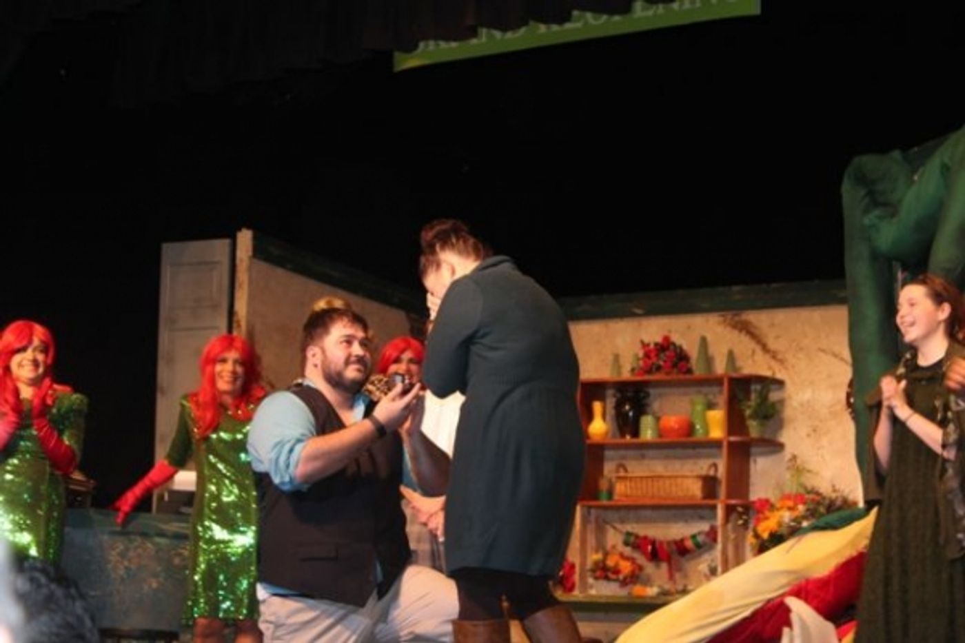 Photo Flash: Actor Proposes to Girlfriend After Performance Photo Flash: Actor Proposes to Girlfriend After Performance Image