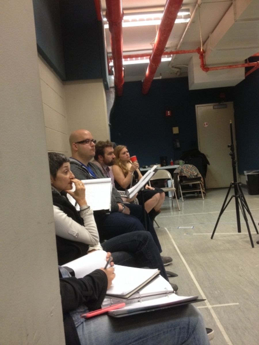 Photo Flash: In Rehearsal for THE ETERNAL SPACE at Theatre Row Image