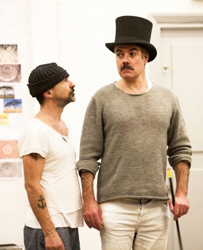 Simon Gregor (Passepartout) and Robert Portal (Phileas Fogg) Photo
