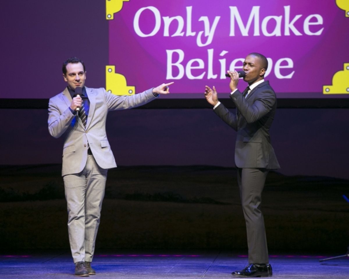 Rob McClure, Leslie Odom Jr. at 