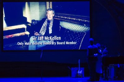 Sir Ian McKellen, Alan Cumming, Dena Hammerstein Photo