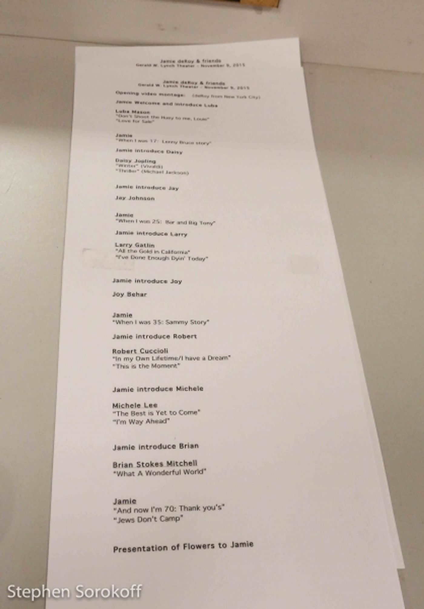 Photo Coverage: Brian Stokes Mitchell Surprises Jamie deRoy at Her 25th Anniversary Show  Image