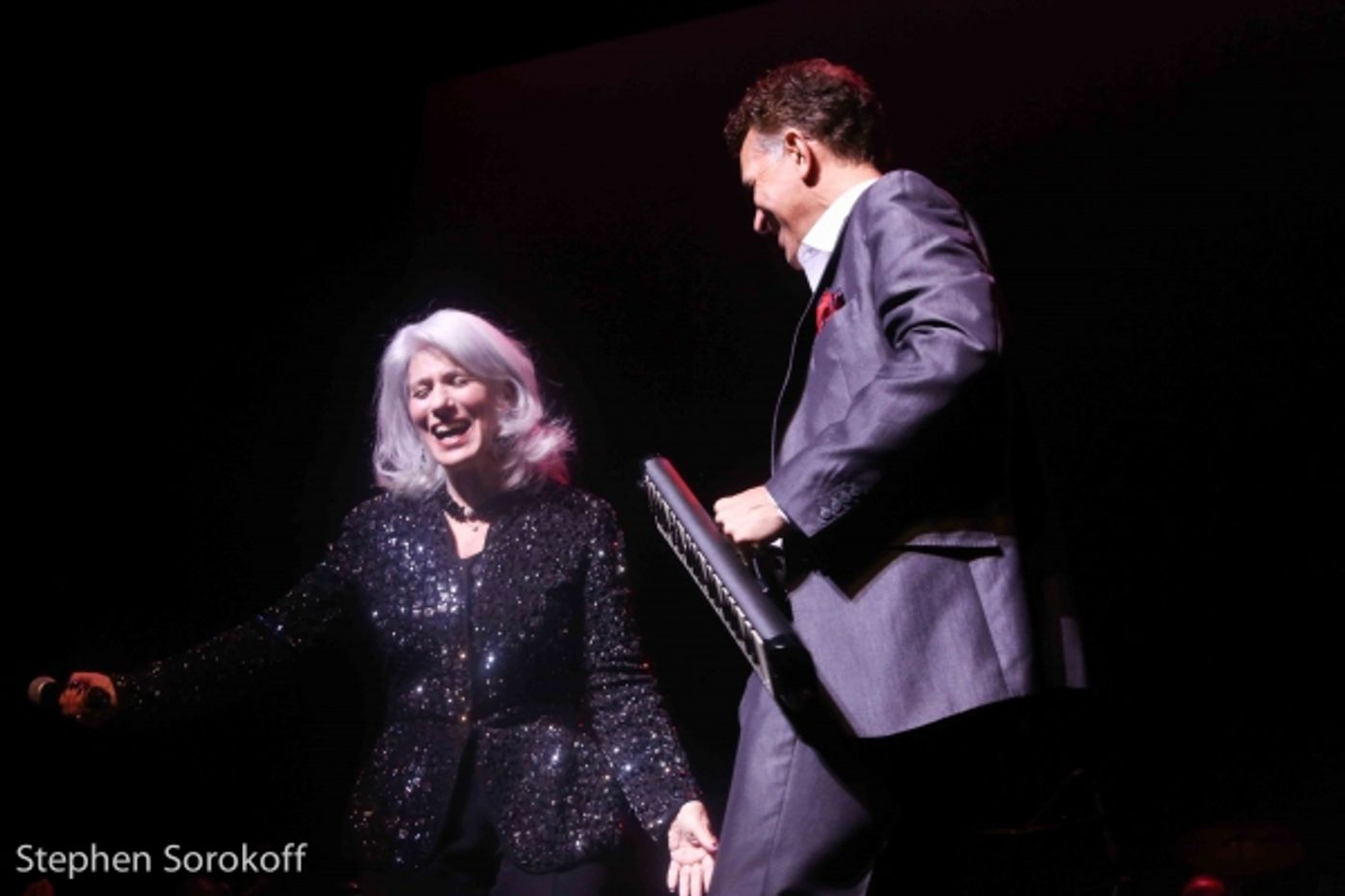 Photo Coverage: Brian Stokes Mitchell Surprises Jamie deRoy at Her 25th Anniversary Show  Image