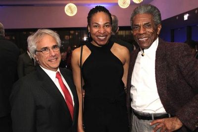 The Recipients: Broadway In Chicago President Lou Raizin, Theatre School alumna Karen Photo
