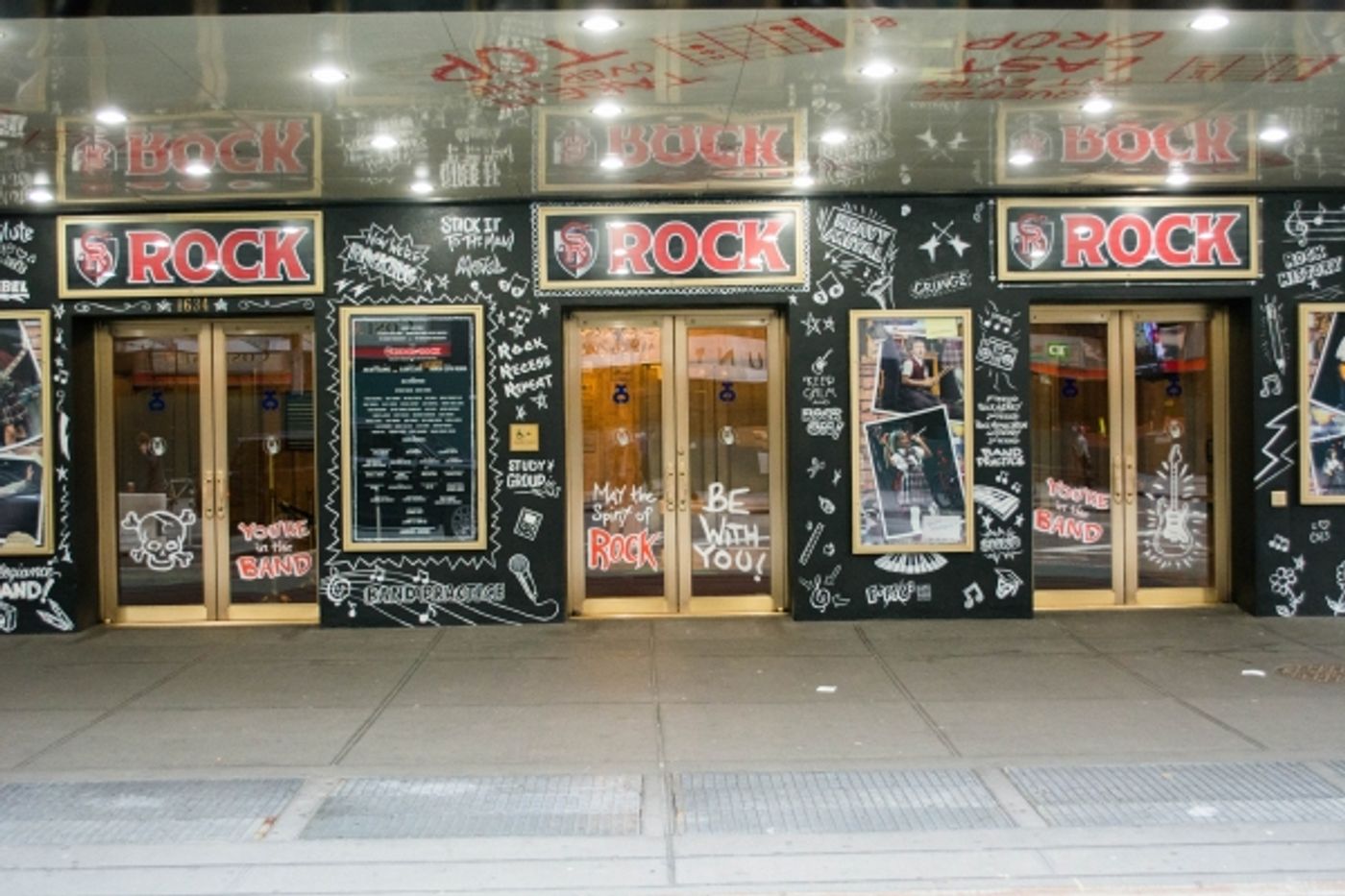 Photo Flash: Worlds Collide- SCHOOL OF ROCK Movie Cast Visits SCHOOL OF ROCK on Broadway!  Image